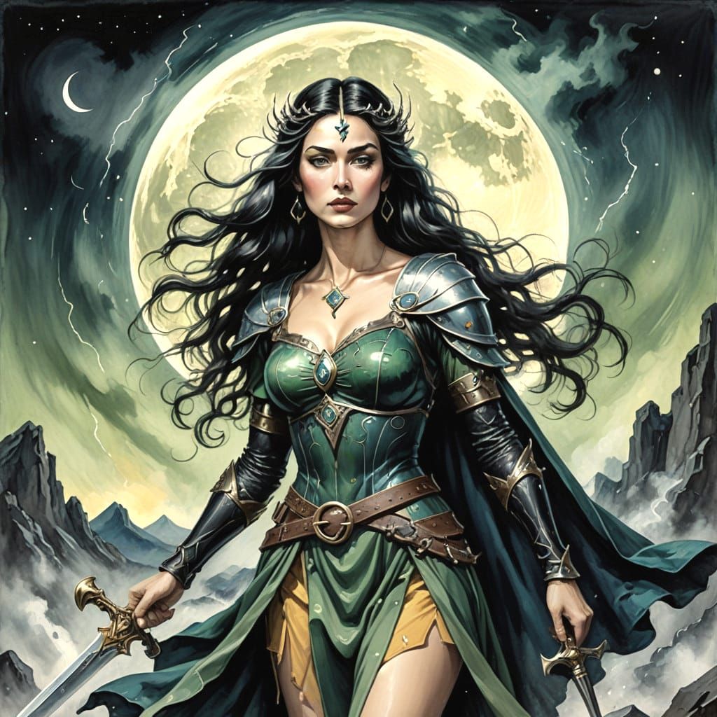 Amberite - Deirdre, tragic warrior princess 2