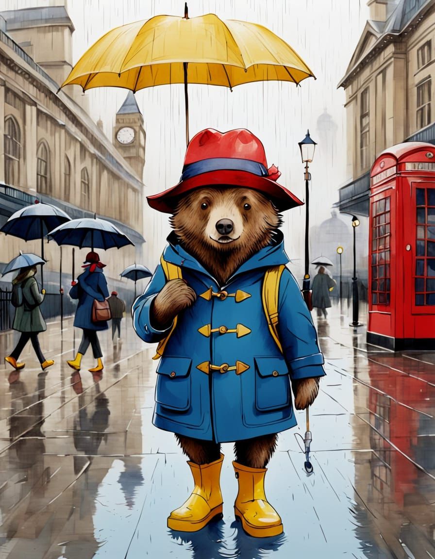 Paddington Bear at London's Paddington Station in Whimsical ...