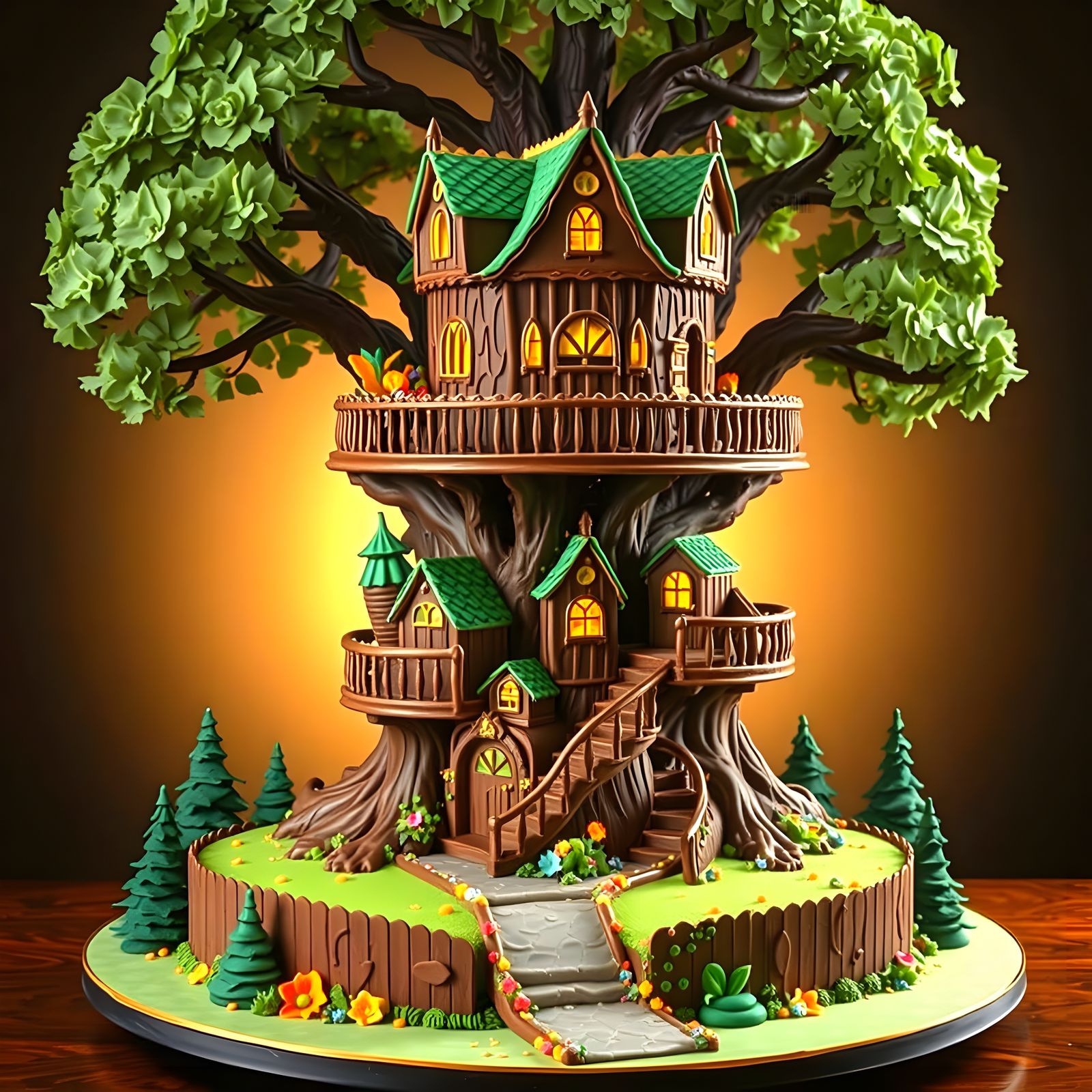Treehouse Cake