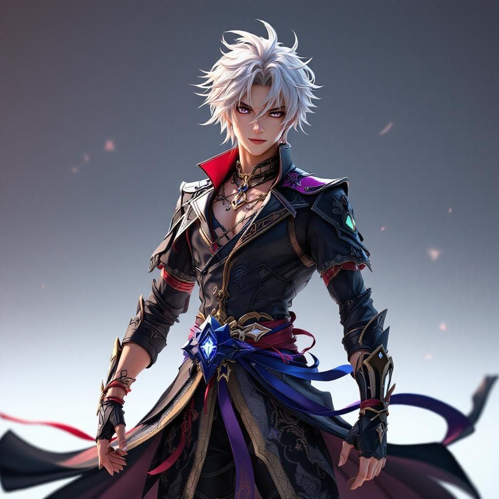 Anime-Inspired Micah in Dynamic 3D Render