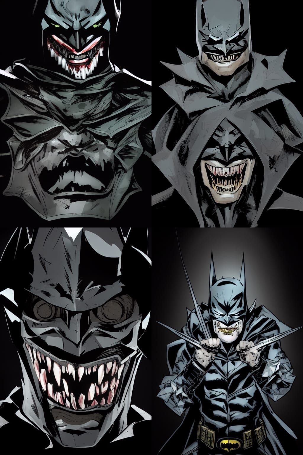 Batman Who Laughs: Comic Book Illustration