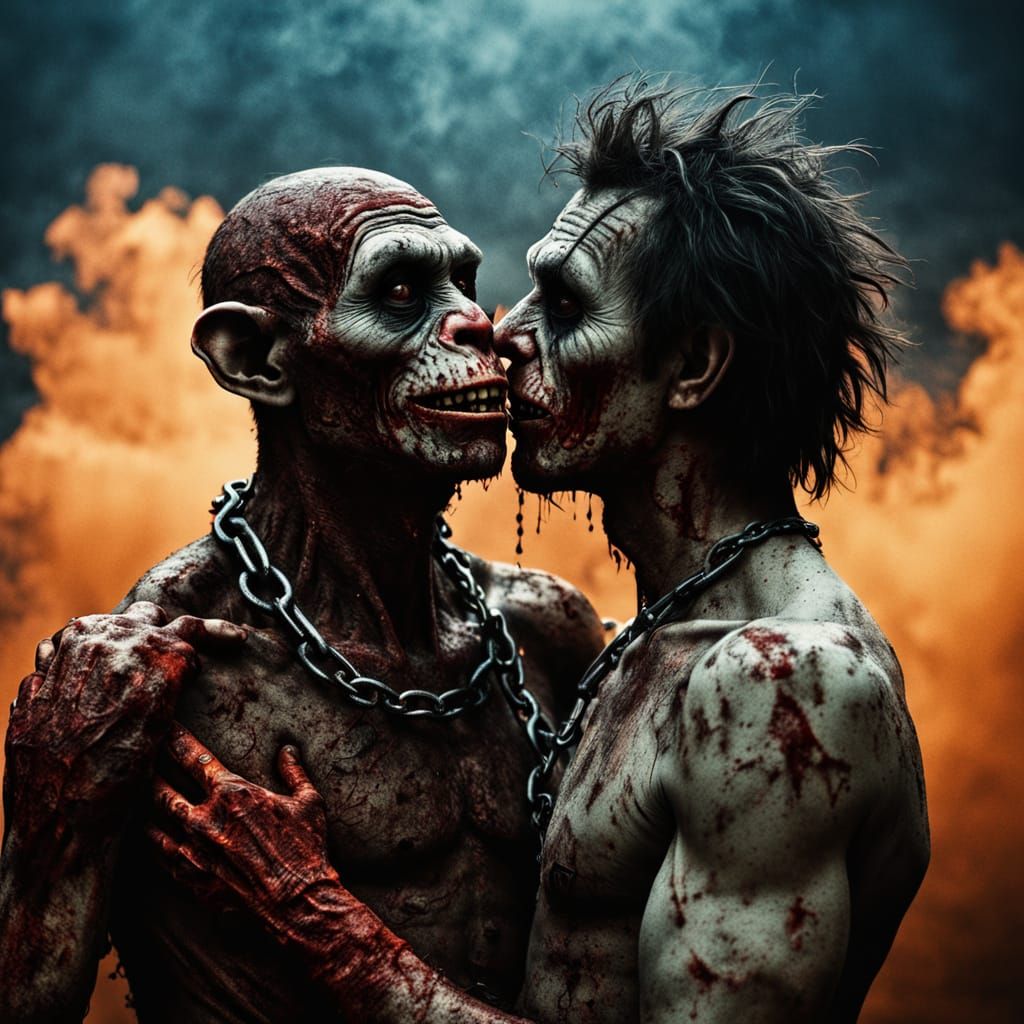 Surrealistic Horror in a Passionate Embrace