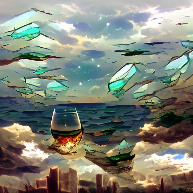 Glass Sea Reflecting the Heavens Above