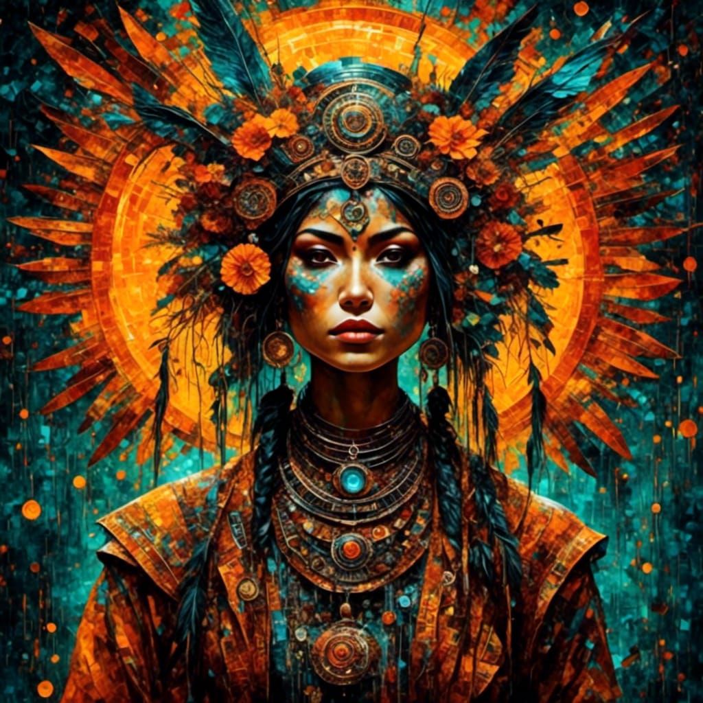 Navajo Skin Walker with Unique Textures