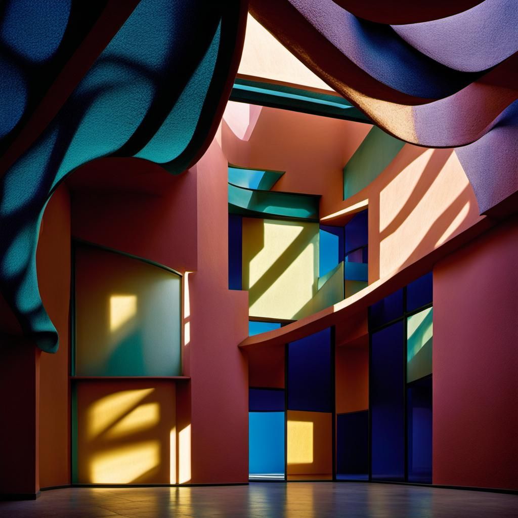 Luis Barragan Inspired House Interior Photo