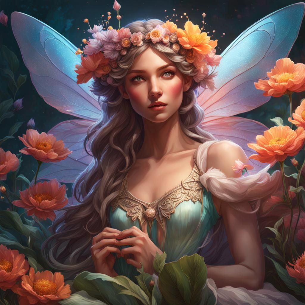 Fairy Portrait with Dynamic Lighting in Unreal Engine 5