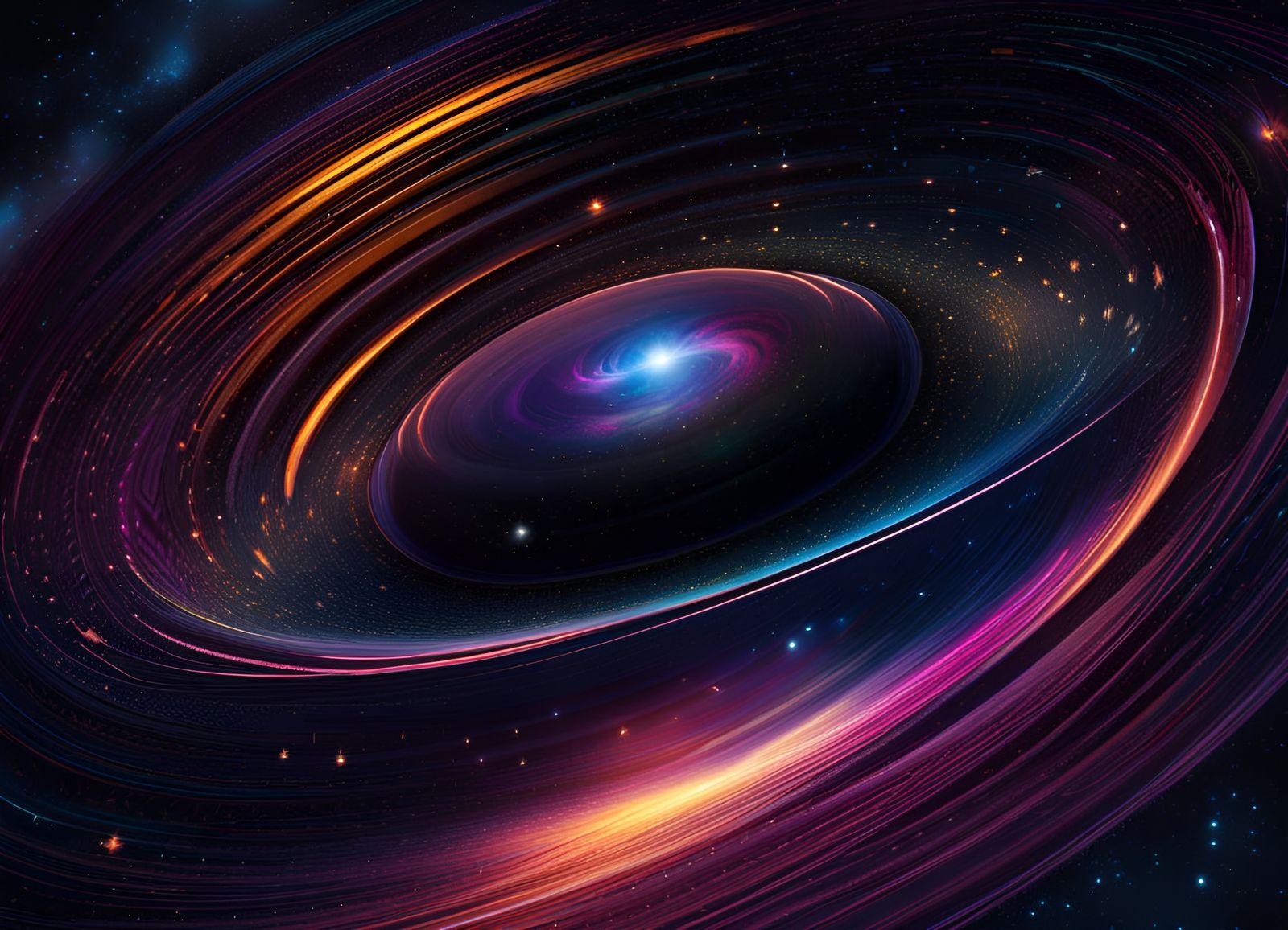 Spectacular Black Hole Event Horizon in HDR