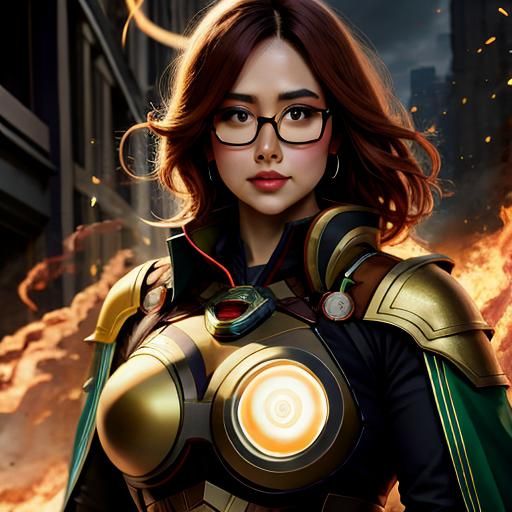 Voluptuous Woman Sunbathing in Scorching Heat: DSLR Photo