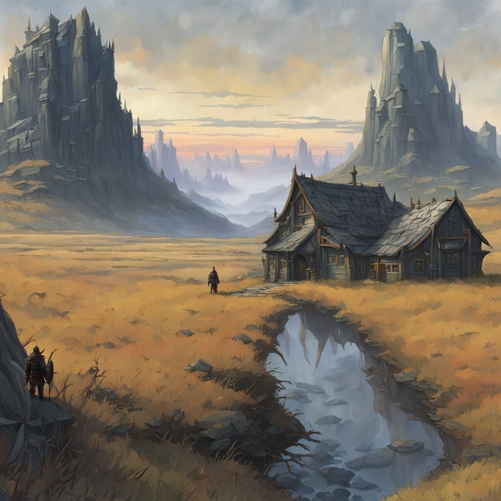 Hero's Lonely Vigil Over the Barrens of Azeroth