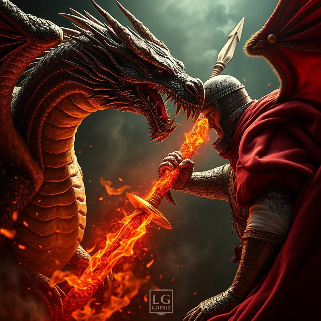 Epic Battle: Saint George and the Dragon