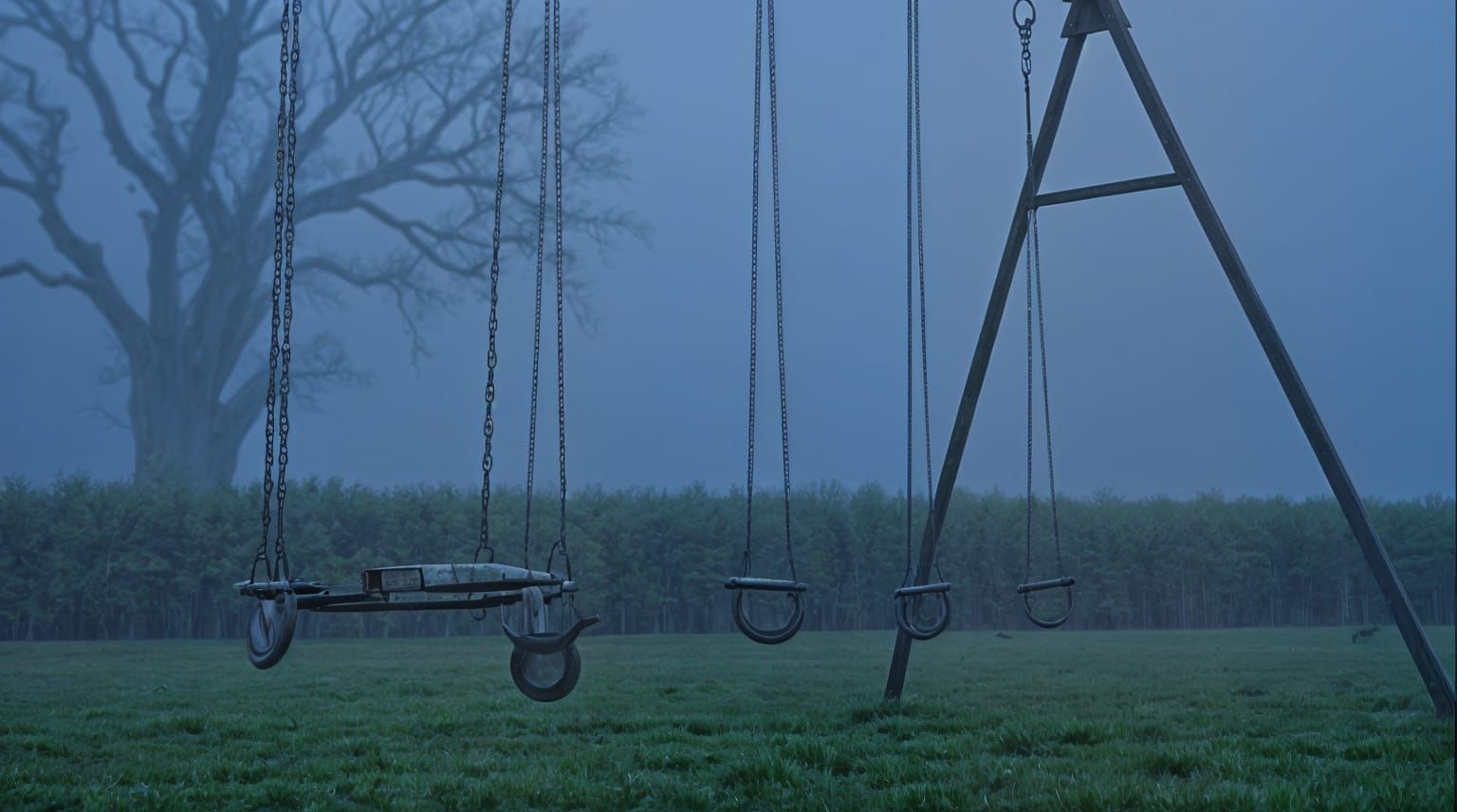 Swings in a Forgotten Meadow