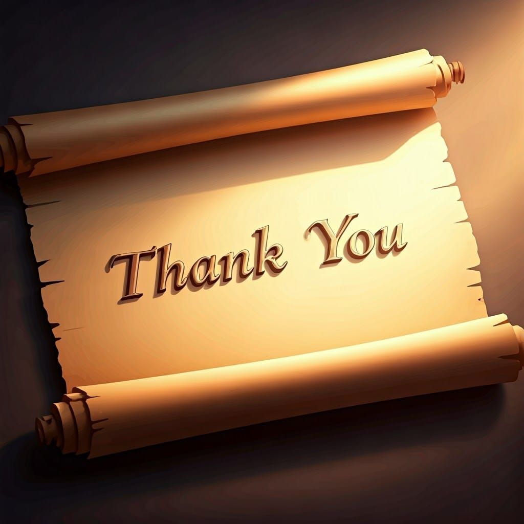 Ancient Scroll in Heavenly Light