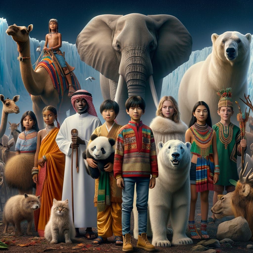 Children from Around the World Stand United to Protect the A...