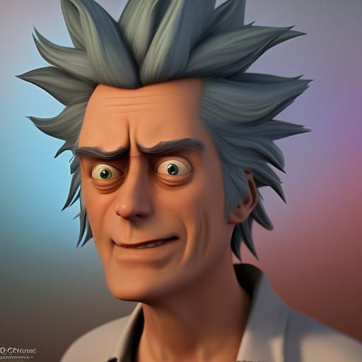 3D Rick Sanchez