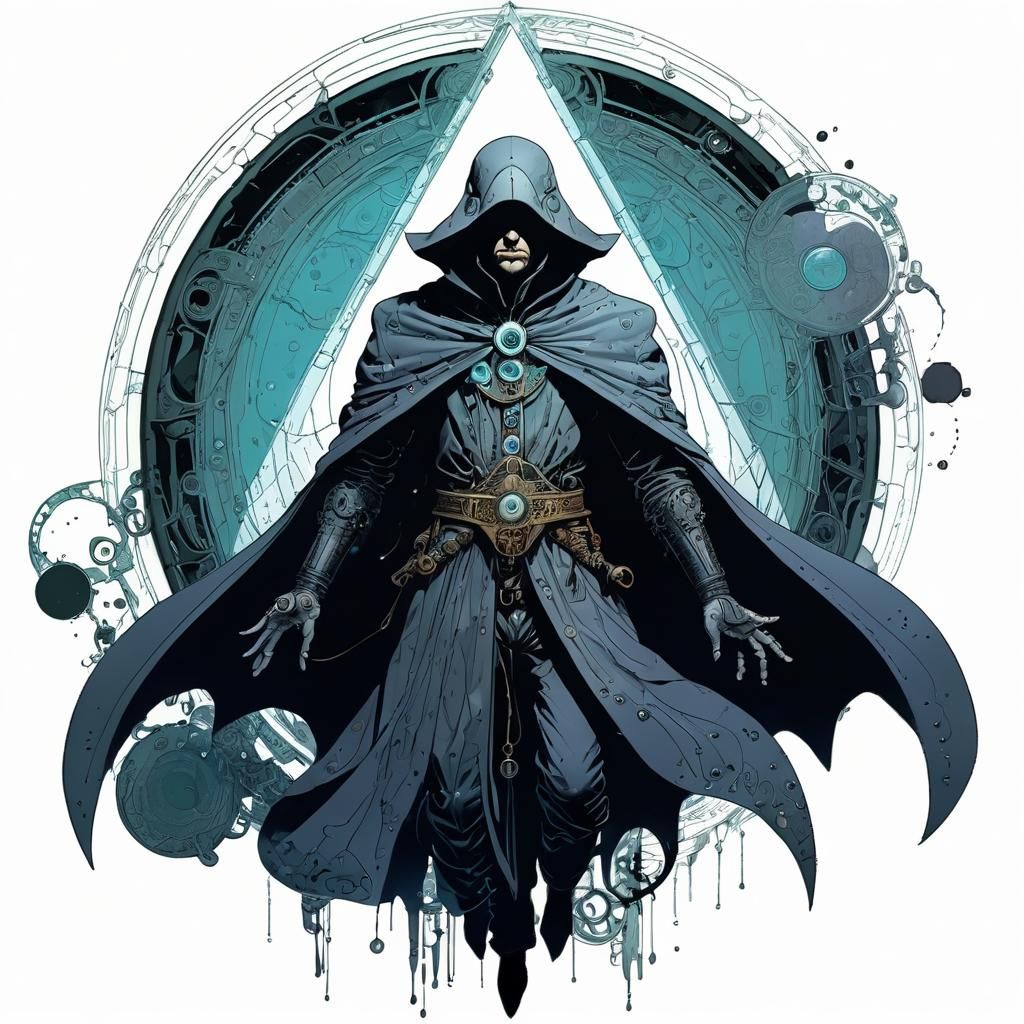 Techno Mage Travels Dimensions: Moebius Inspired Art