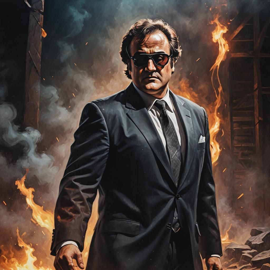 John Belushi in Mortal Kombat Style Arena