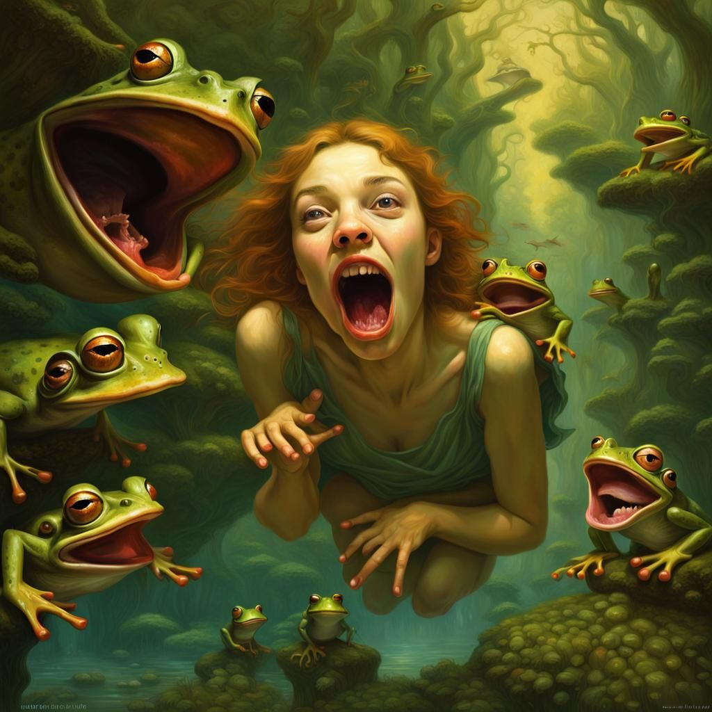 Screaming frogs 😂