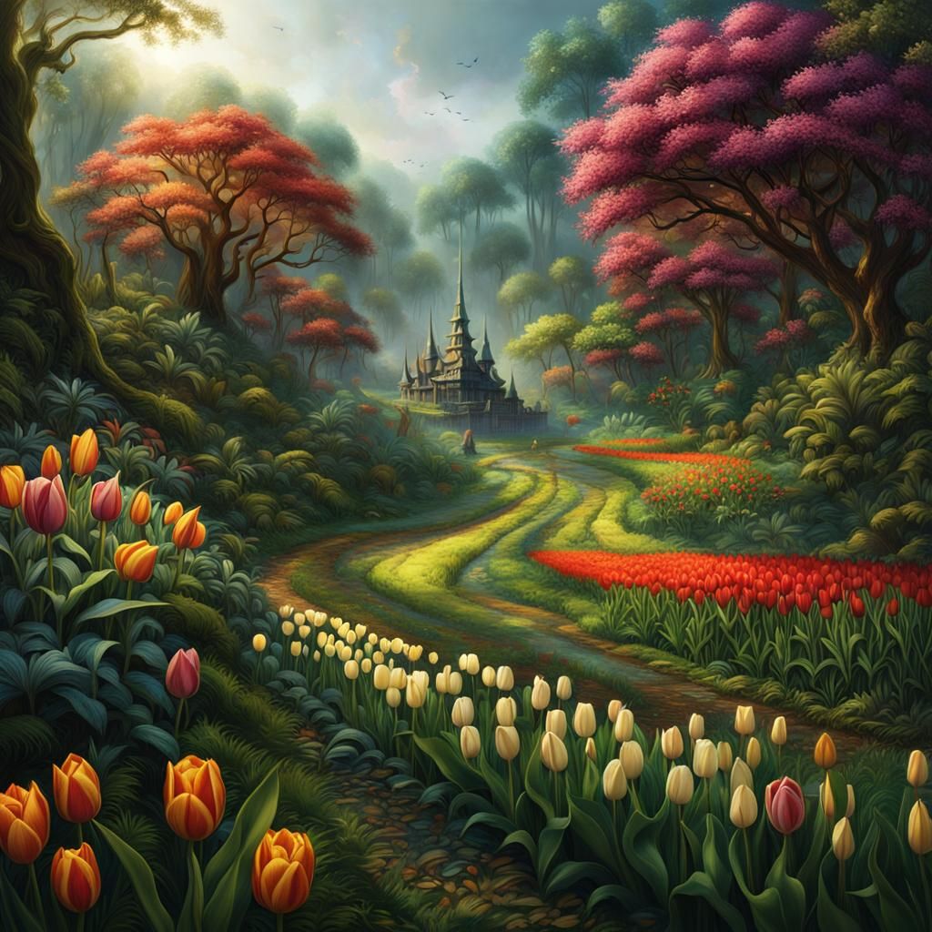 Road to Kuningan: A Matte Painting Landscape