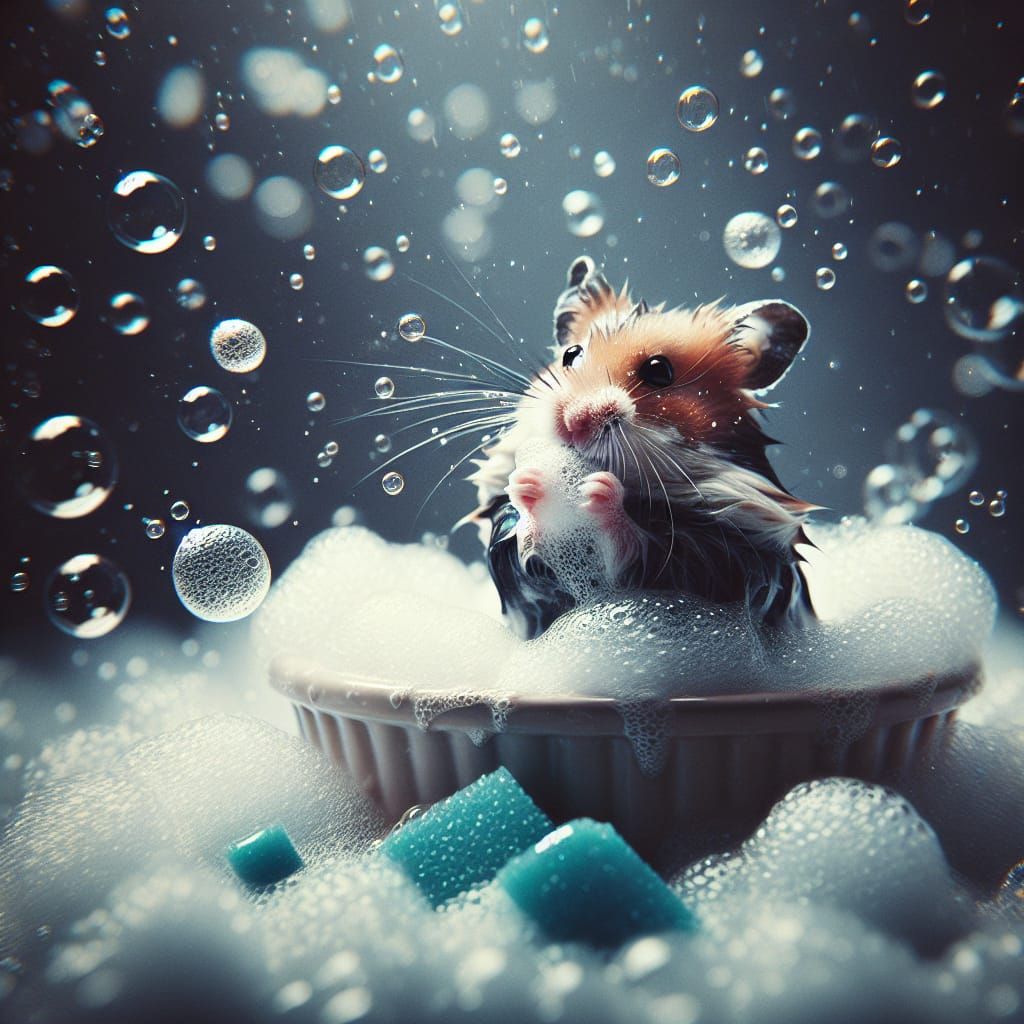 Splish splash, I was taking a bath 🫧