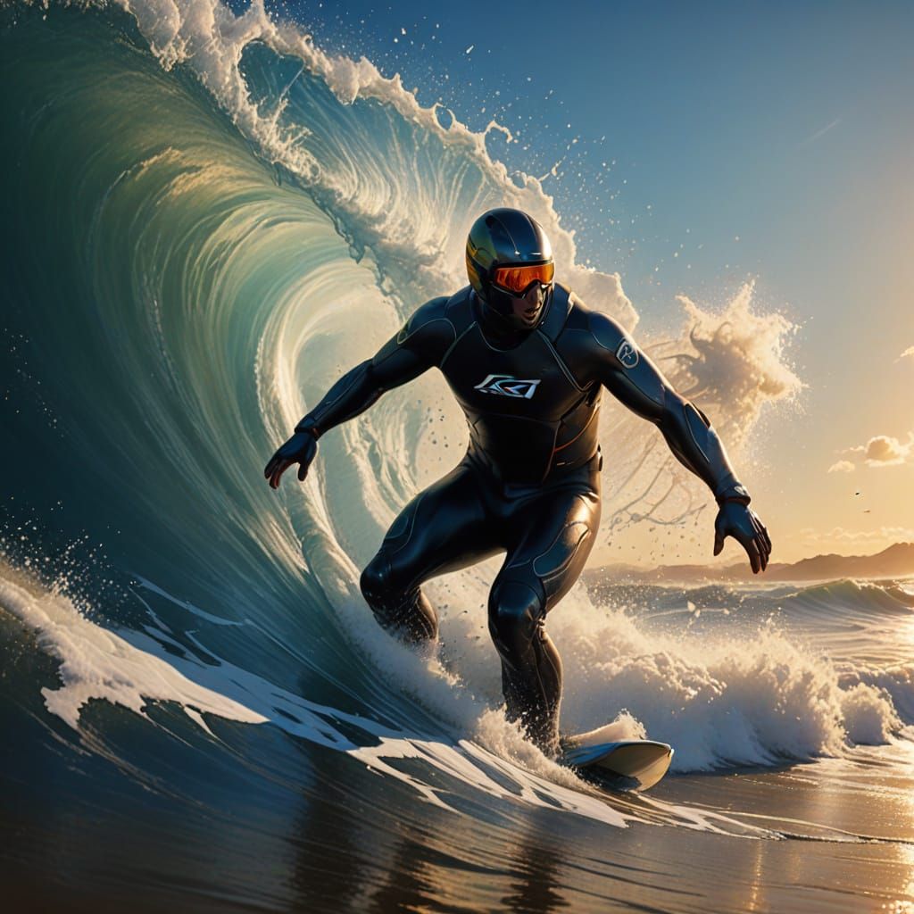 Hyper-Realistic Splash Art of Karl Nehammer Riding a Massive...