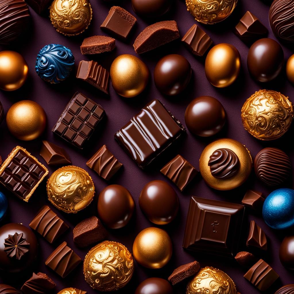 Renaissance Still Life of Luxury Chocolates