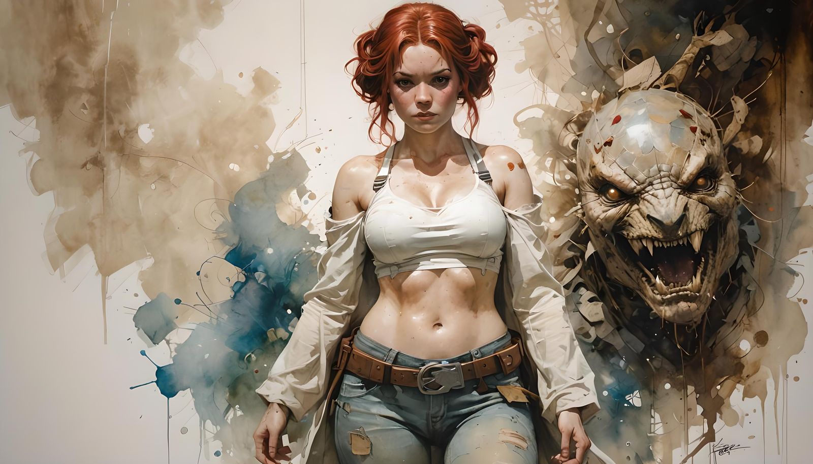 Detailed Portrait of Mary Jane Watson