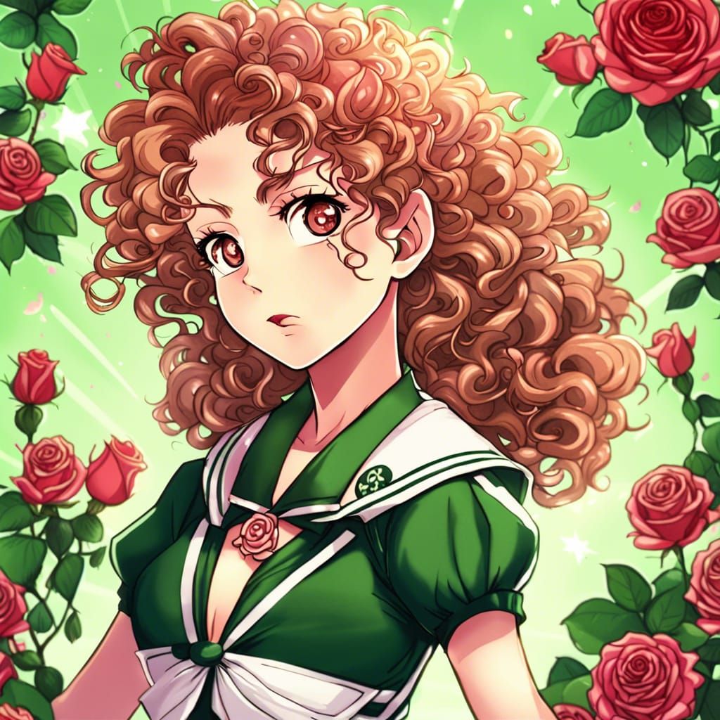 River Song as Sailor Jupiter in Anime Style