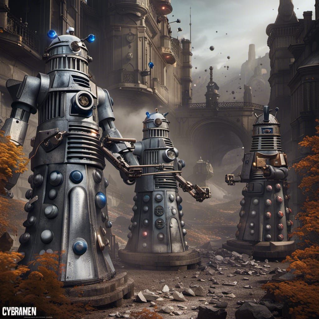 the cybermen merge with the daleks