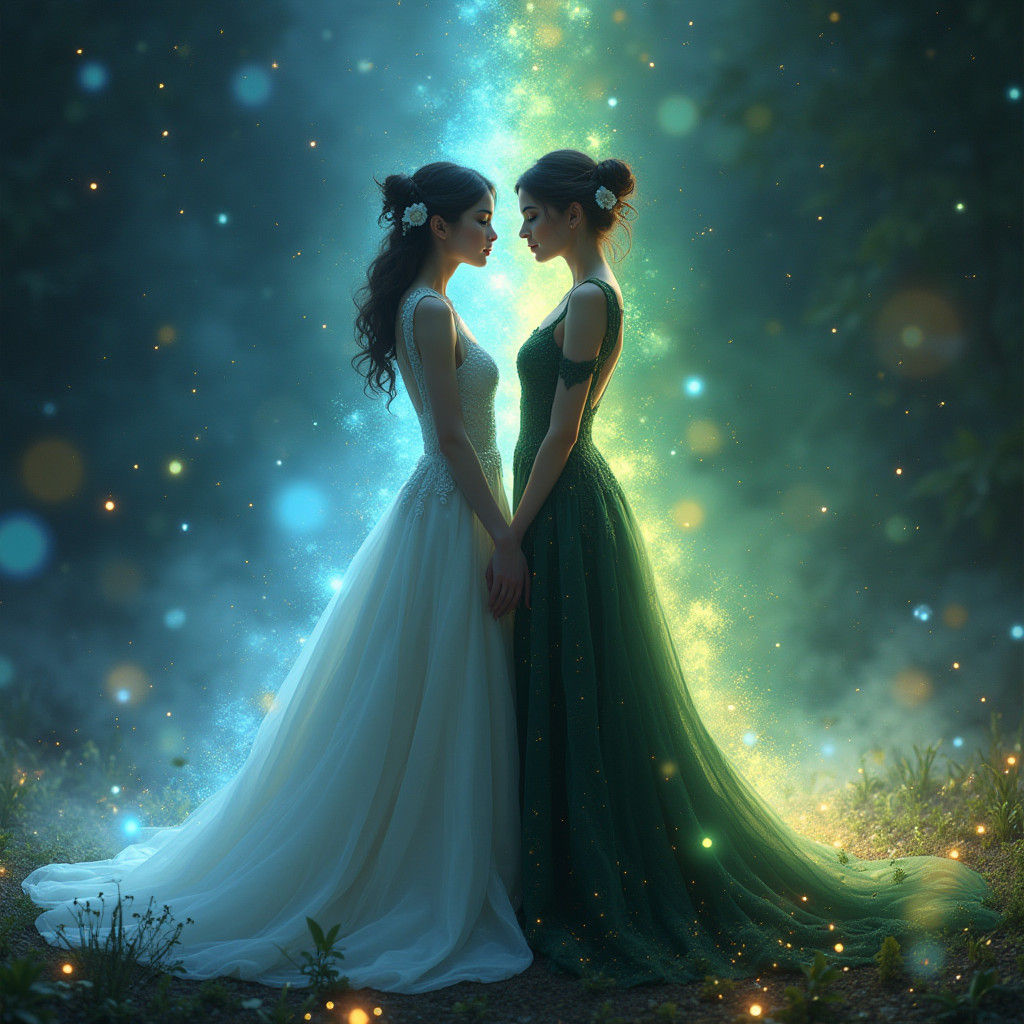Duality: Two Enchanting Women in Fantasy World