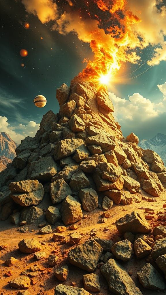 Topographical Suprareal Freestanding Grapheme Olivine Techno...