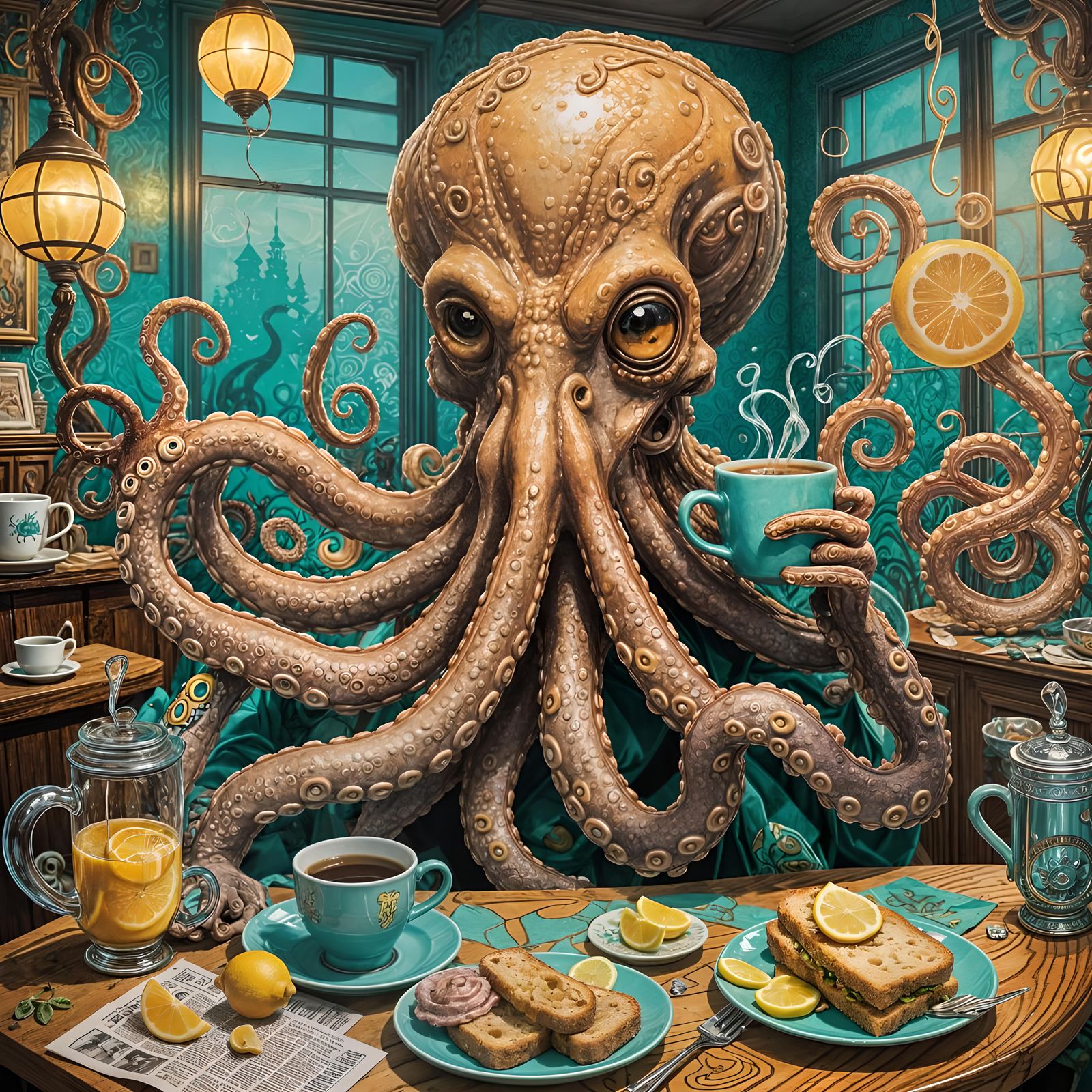 Octopus Cafe Chronicles: Morning Brew