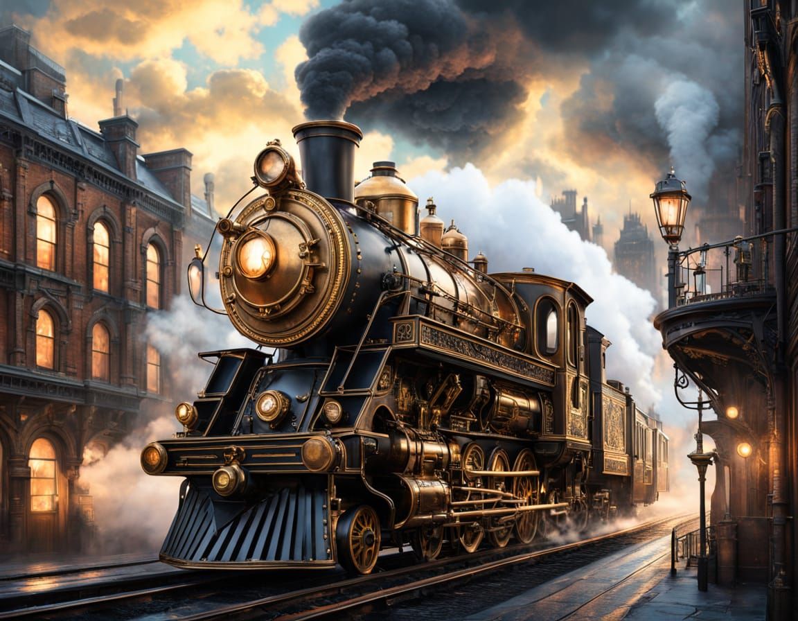 Steampunk train