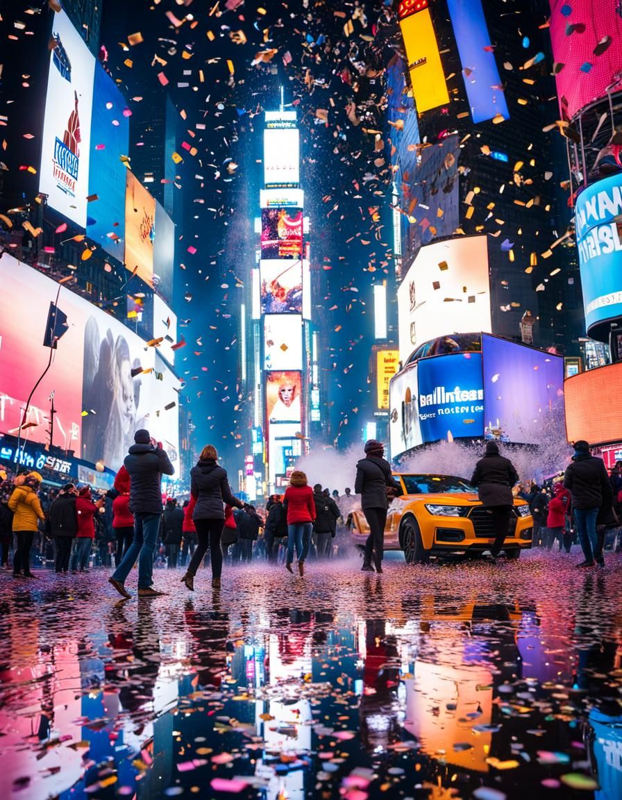 Waiting for the ball drop