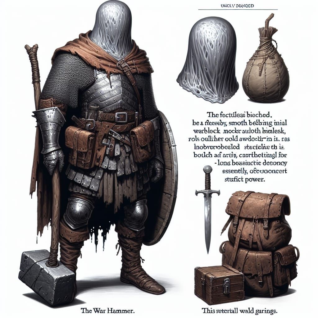 Oobleck Slime Warlock with Hammer and Shield