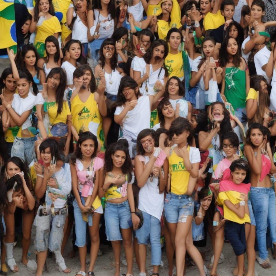 Modern Brazilian Youth: A Stylish Scene