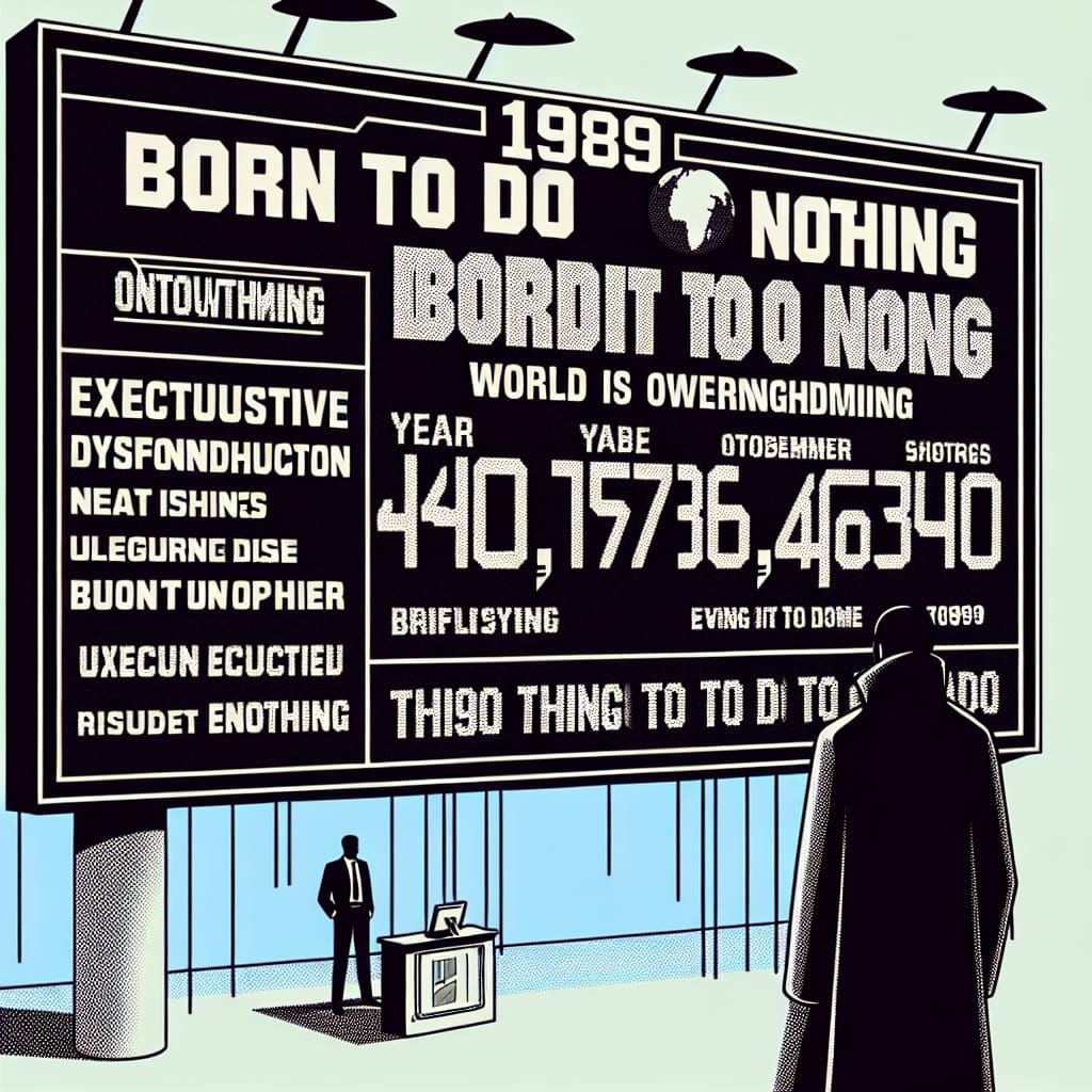 Chaos in 1989: Executive Dysfunction in a World Overwhelmed