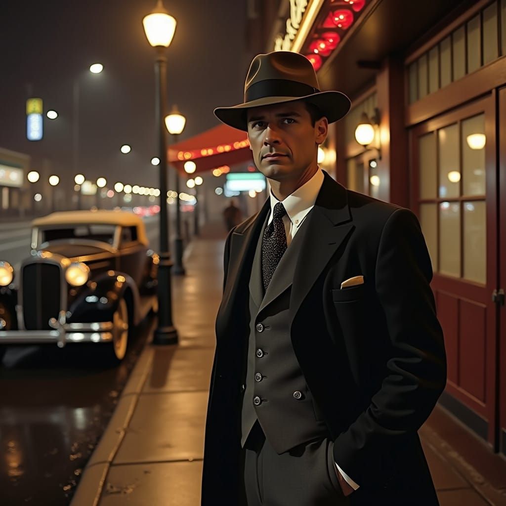 Eliott Ness in 1930s Chicago, as Captured in Film Noir Style