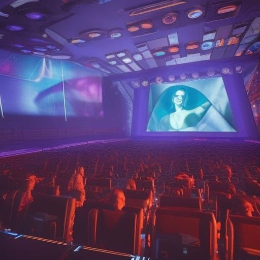 Zombie Eurovision Hosts Online in Digital Painting