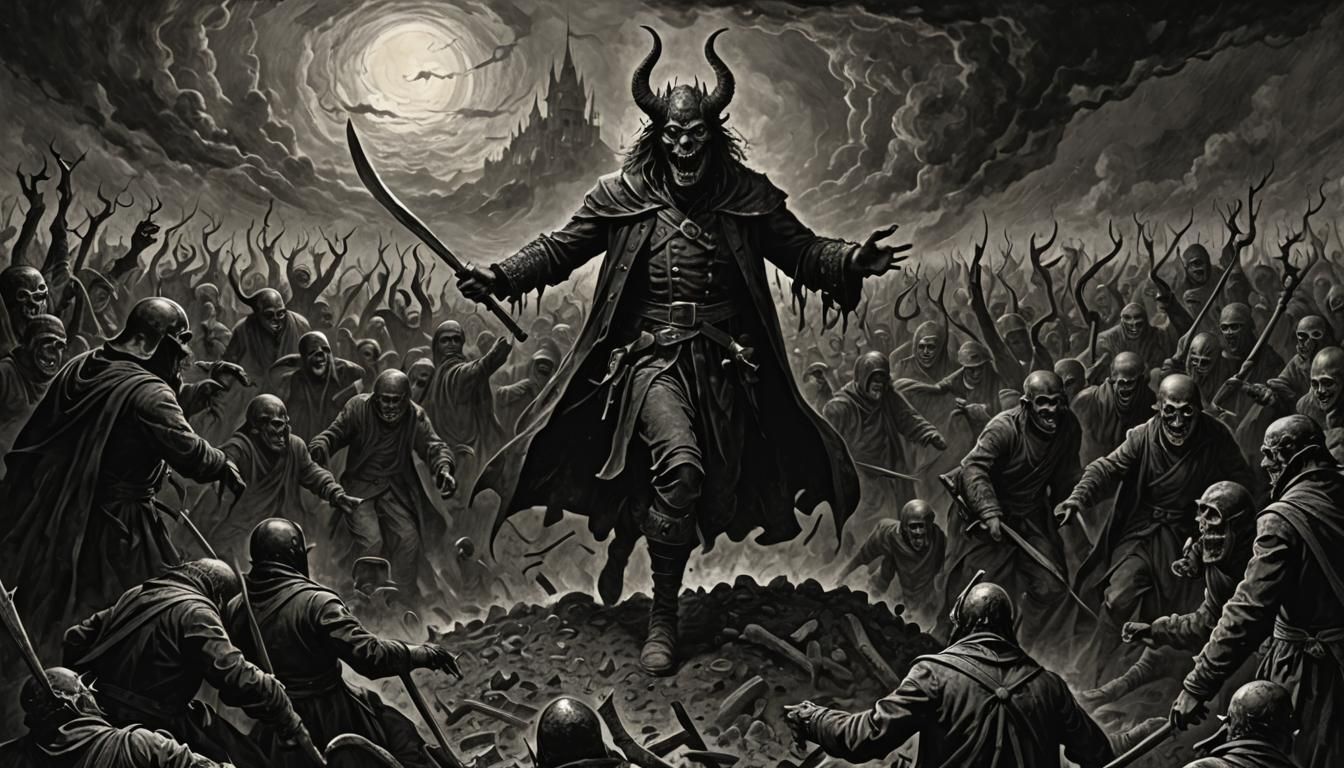 Horrific Scene Inspired by Gustave Doré