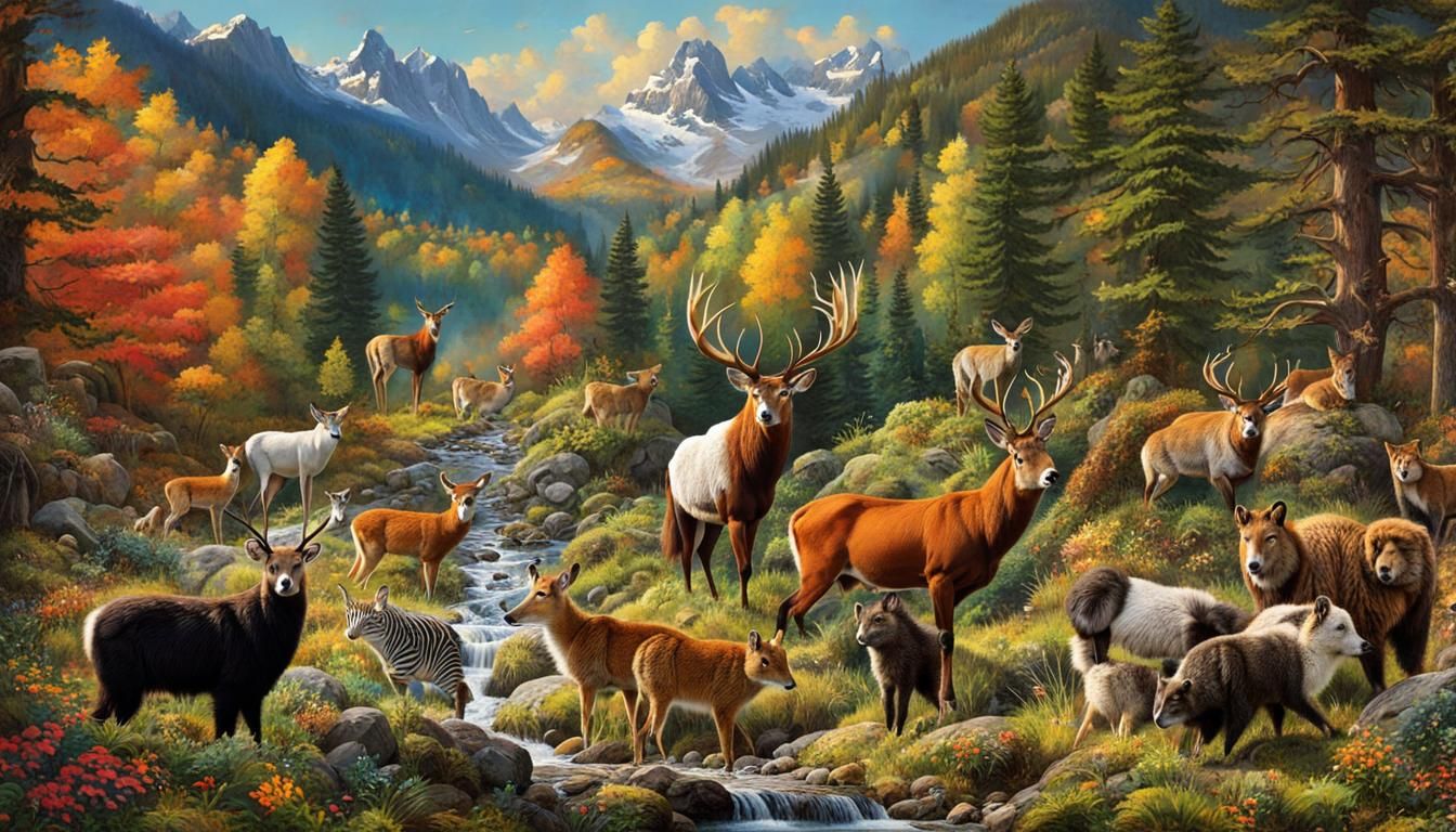 Exotic Woodland Animals 2