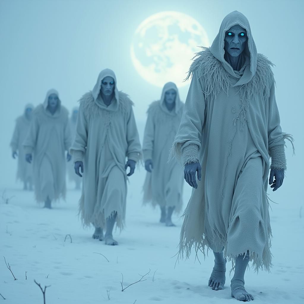 White walkers from game of thrones