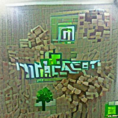 Minecraft Inspired Pixelated Landscape