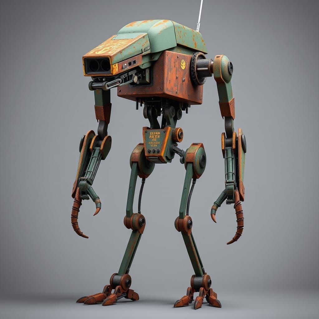 Cyberpunk Meets Industrial Design in Restored B1 Battle Droi...