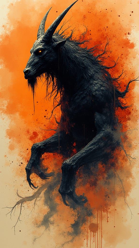 A Cosmic Satyr, in jagged form.