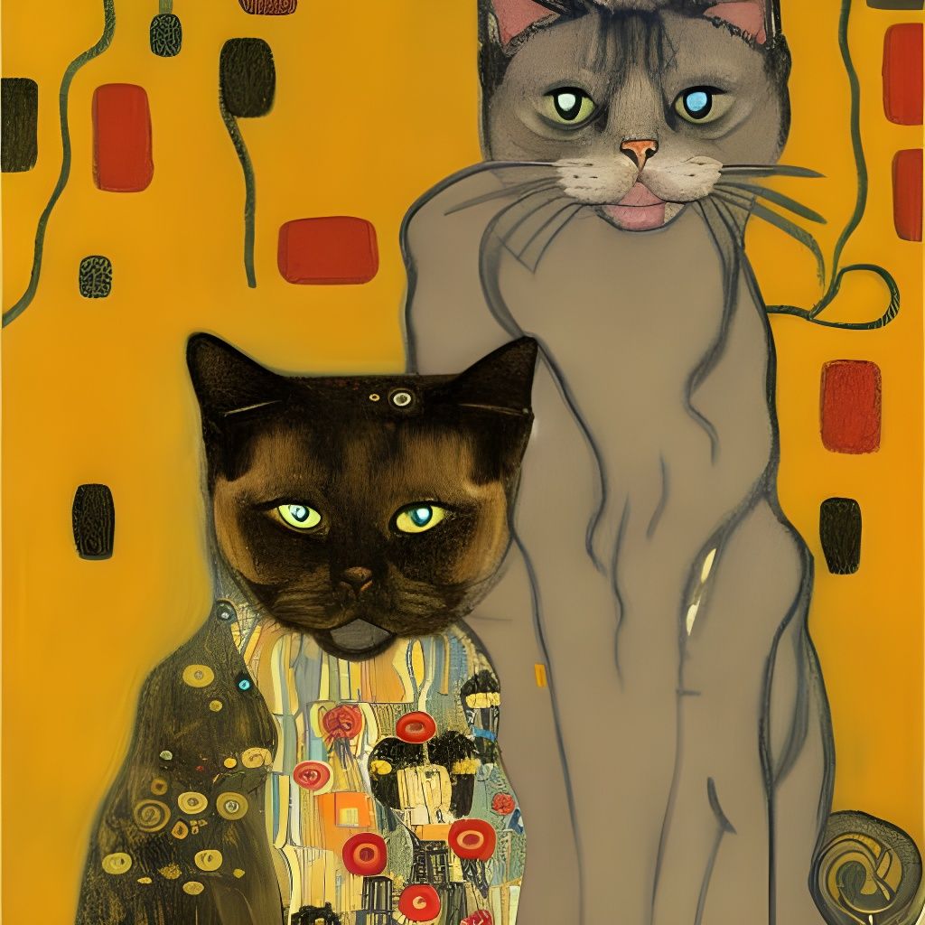 And Suddenly My Kitty Kats Got Klimted