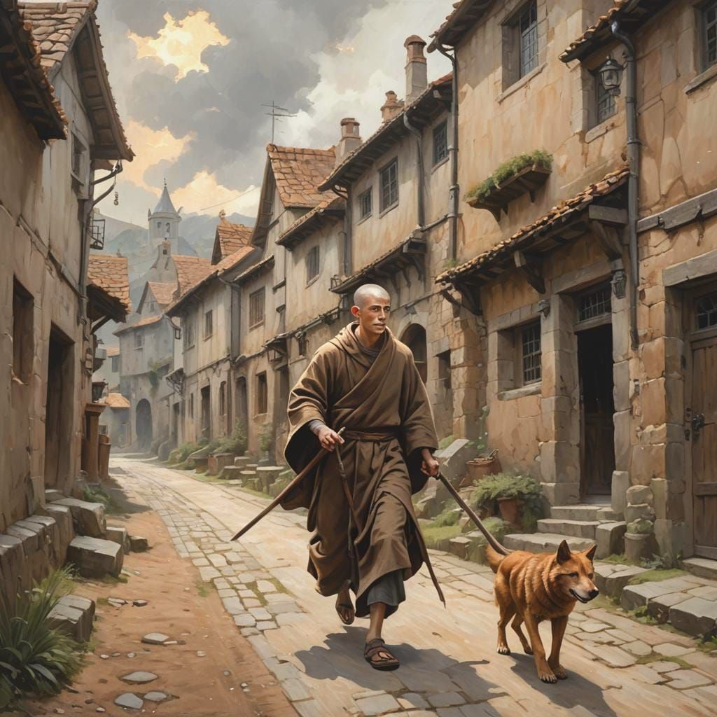 A Young Monk Embarks on a Spiritual Quest