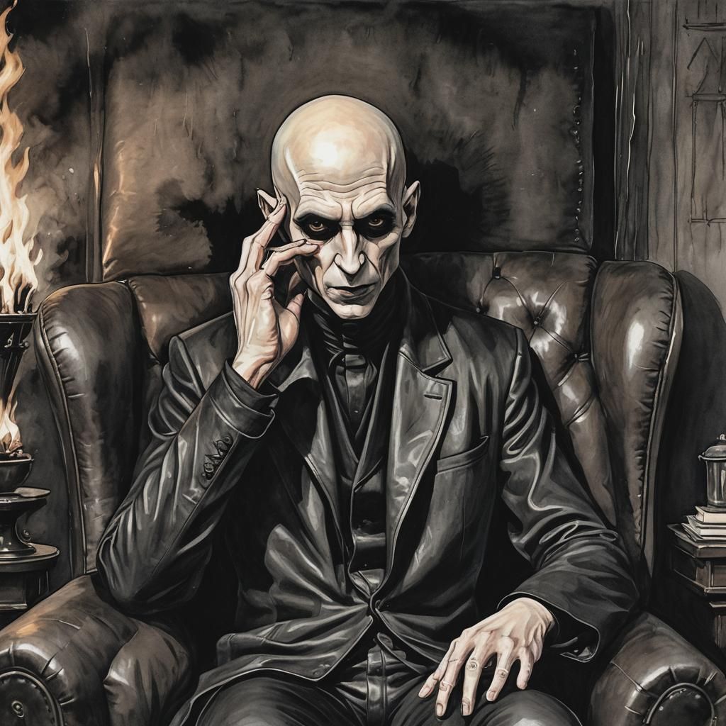 Nosferatu Graphic Designer Cries in Fear: Detailed Matte Pai...