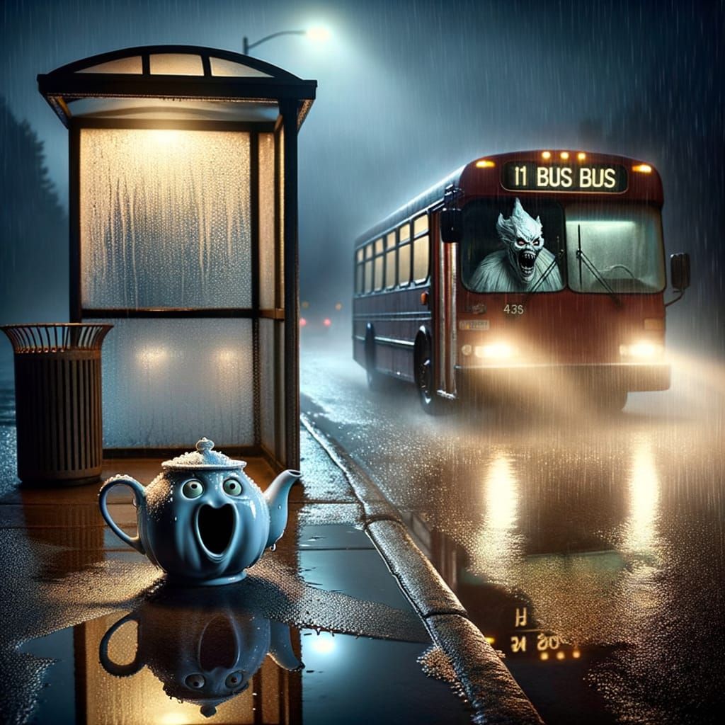Terrified Teapot and Ghostly Bus Driver