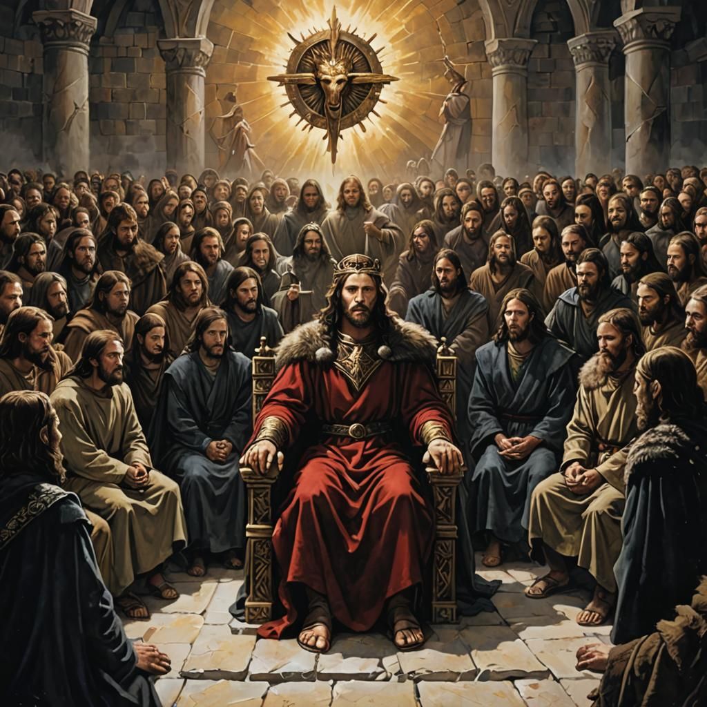 Renaissance Painting of Judgment and Souls