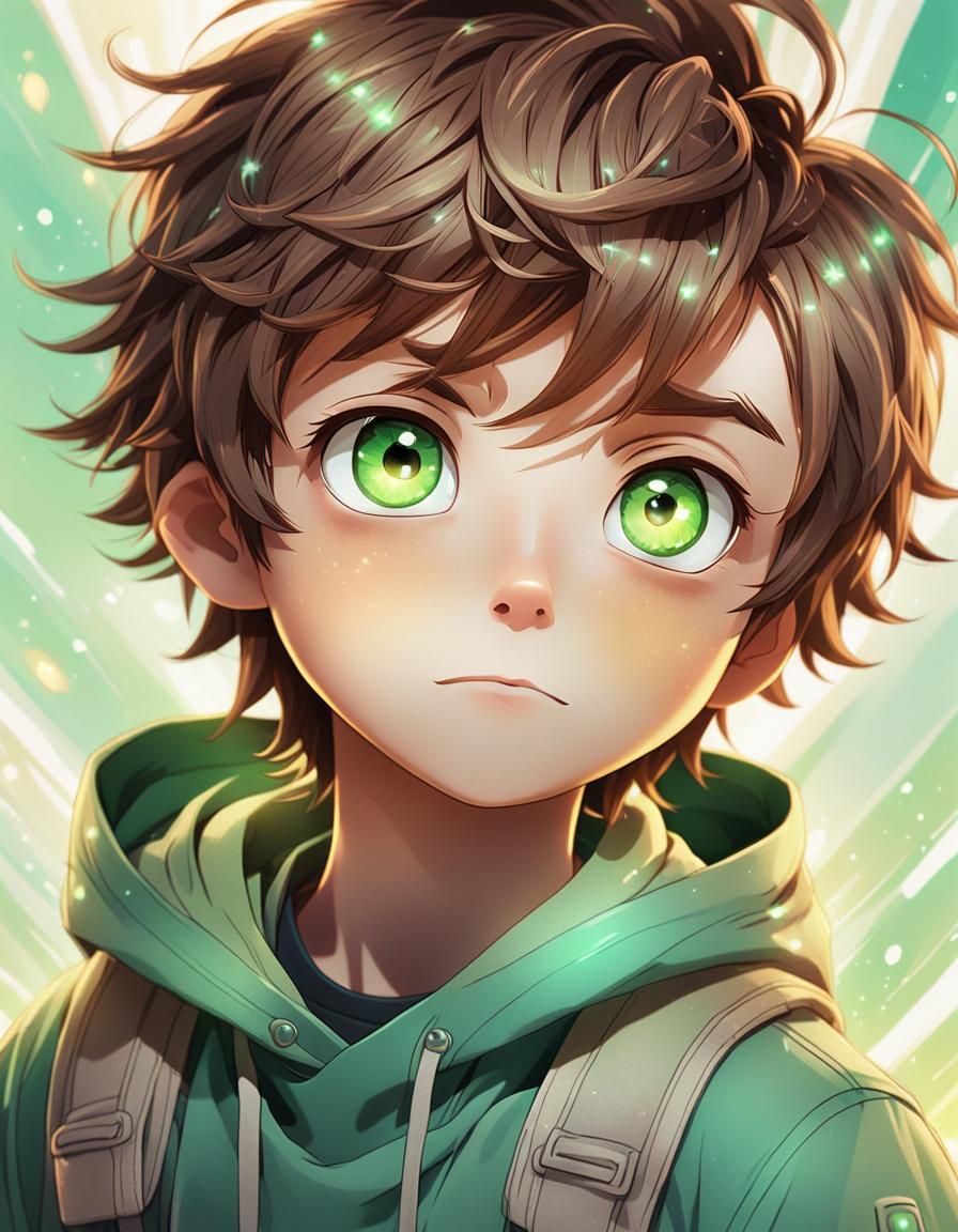 "Kawaii" anime style.